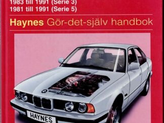 BMW 3- & 5-series Haynes værkstedsbog (Svensk)