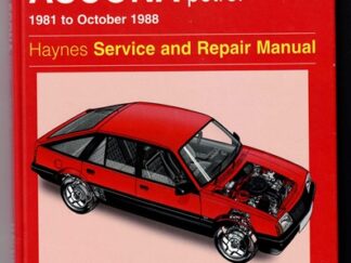 Opel Ascona petrol - Haynes værkstedsbog